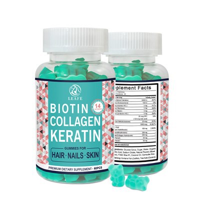 Gomitas de biotina para el crecimiento del cabello para mujeres